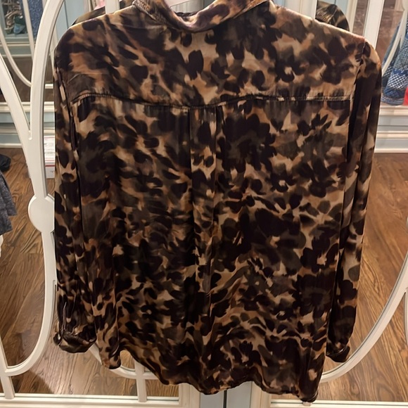 Johnny Was Velvet Embroidered Blouse Small - Picture 4 of 4